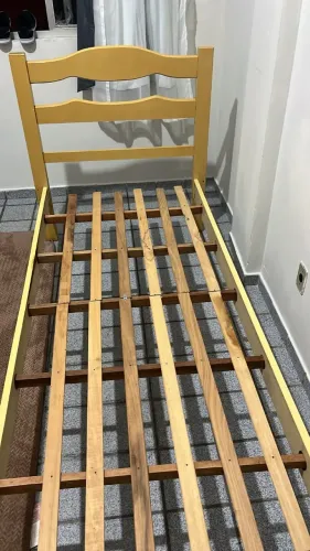 Cama solteiro madeira