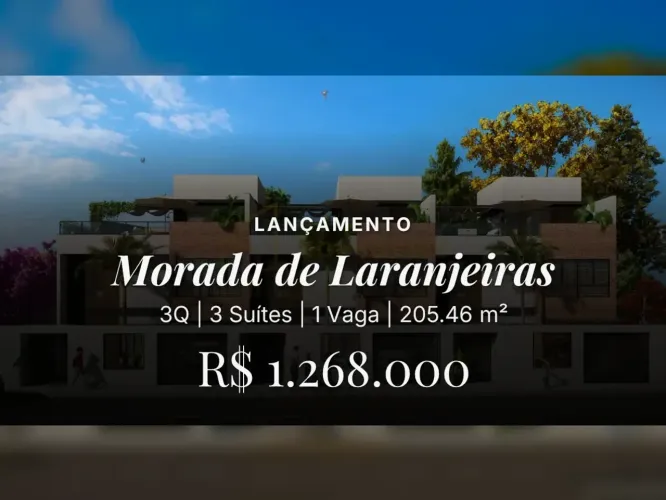 Lindas Casas em Morada de Laranjeiras Oportunidade Única para Investir!