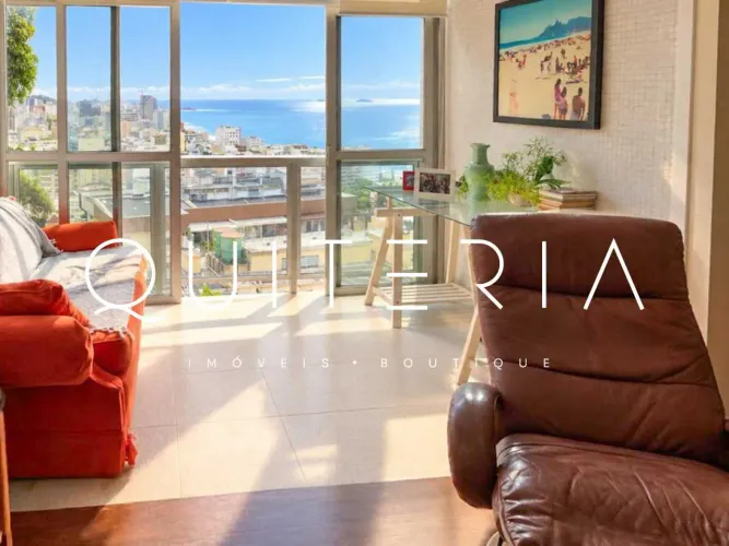 Apartamento à venda no Leblon, Rua Sambaíba parte baixa, 3 quartos, 2 suítes, 1 vaga