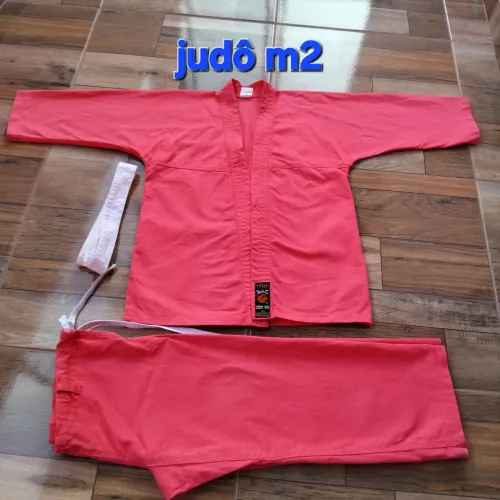 Kimono infantil judô M2 rosa