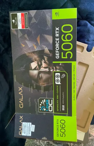 CAIXA VAZIA RTX 5060 8 GB GALAX