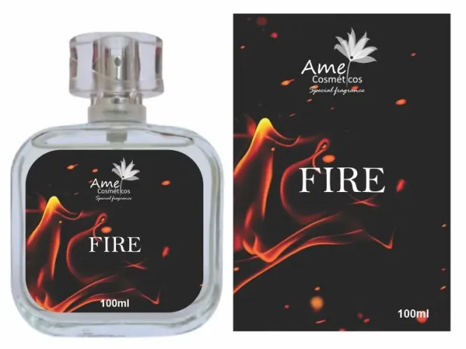 Fire Perfume masculino amei cosméticos