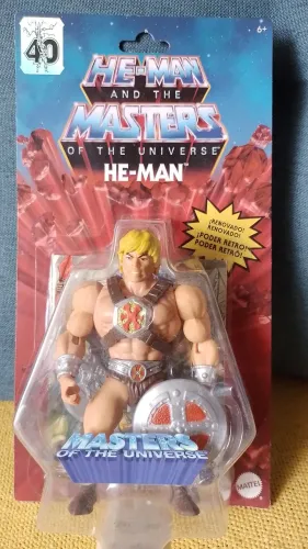 Boneco Masters Of The Universe He-Man Edição 40 anos