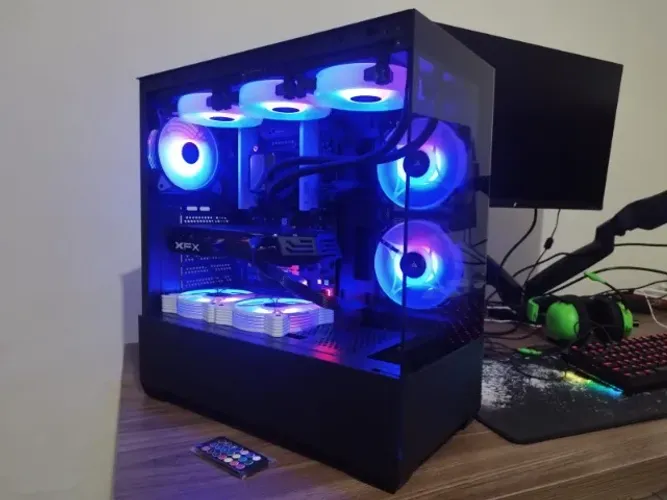 PC Gamer Xeon 2667 v4, RX 580 8GB XFX, 32GB RAM, 512GB NVMe