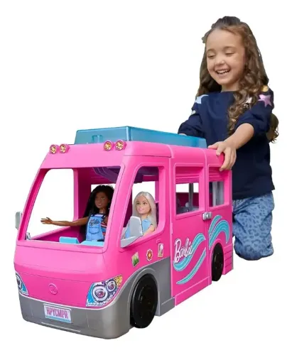 Barbie Trailer Luxo Acampamento Dos Sonhos Mobiliado 3 Em 1 - Mattel NOVO, LACRADO S/ USO