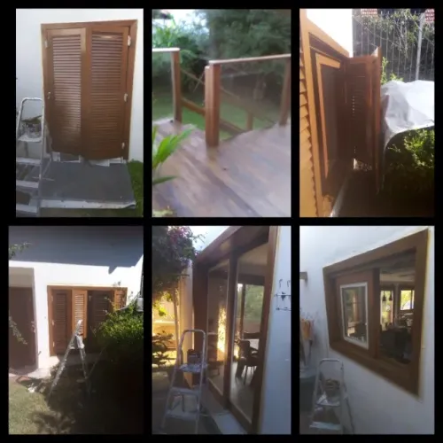 Reforma deck madeira e móveis 