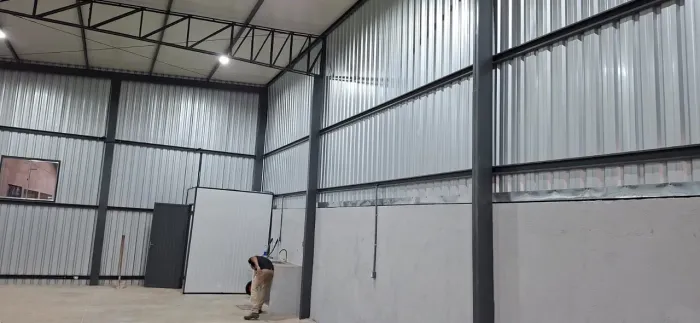 Construção de galpão