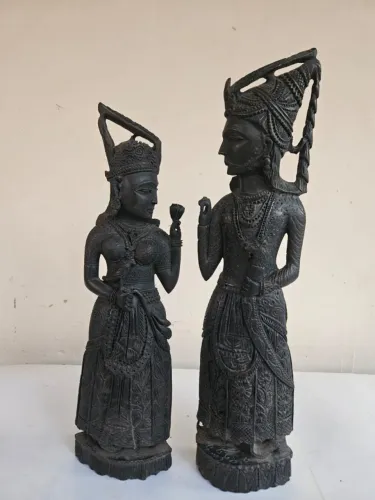 ESCULTURA ORIENTAL **PEÇA RARA** CASAL 