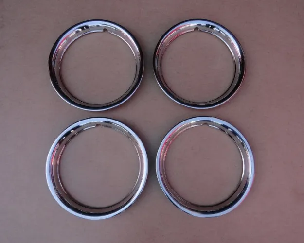 Sobre Aro Inox Roda Aro 16 Importado F-100 F1 Dodge C10 Jogo