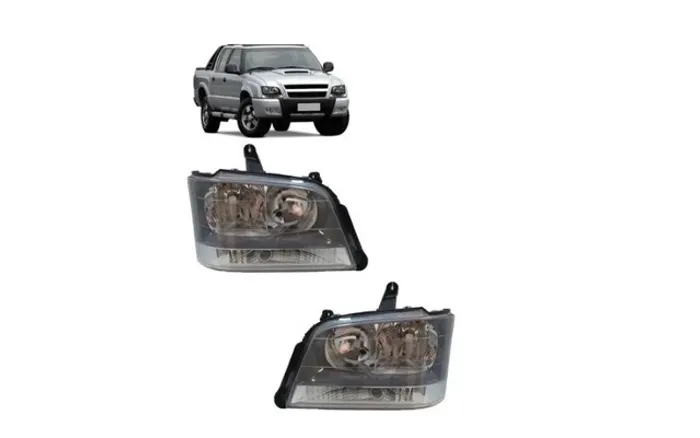 Par Farol Cinza Chevrolet S10 Blazer 2005 2006 a 2011 