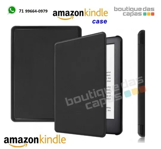 capa Case para Kindle 10a. geração Função Liga/Desliga (Preta) original Kindle amazon