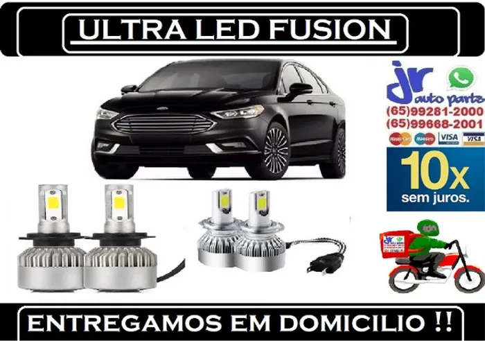 Lampada Ultra LED (Alta) Ford Fusion 6000K 12V 24V