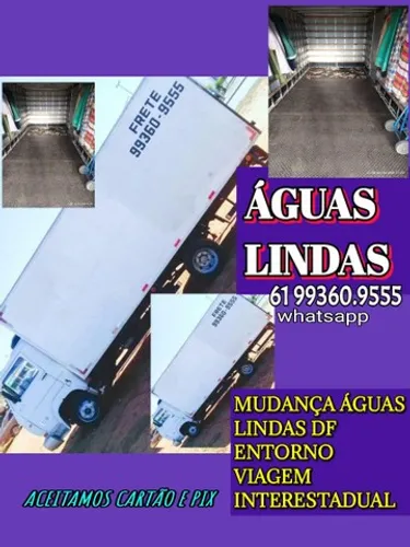 Frete mudança Águas lindas viagem 