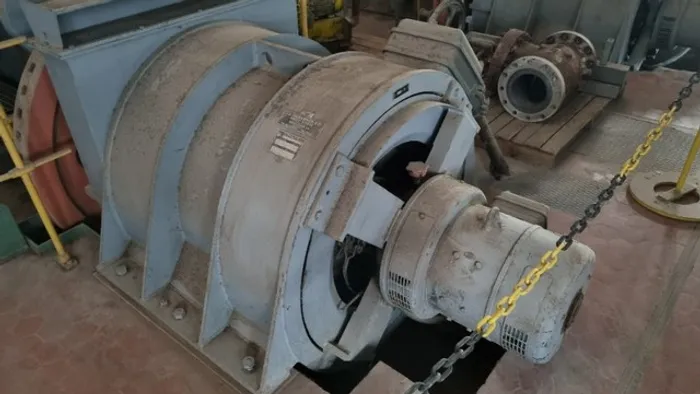 Gerador de baixa rotação para hidroelétrica - 510 kva em 600 rpm.