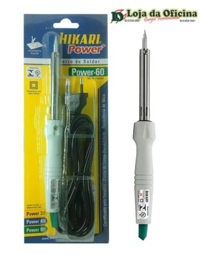 Ferro de Soldar Tipo Caneta - Hikari Power 60w - 127V