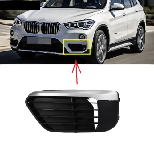 Grade Tela Esquerda Farol de Milha Bmw X1 2016 2017 2018 2019
