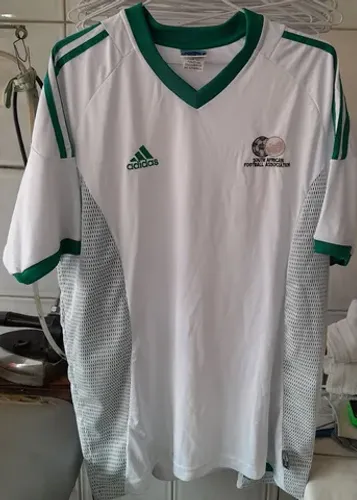 CAMISA SELECAO AFRICA DO SUL ADIDAS COPA 2002 COREIA JAPAO BRANCA NOVA FRETE GRATIS