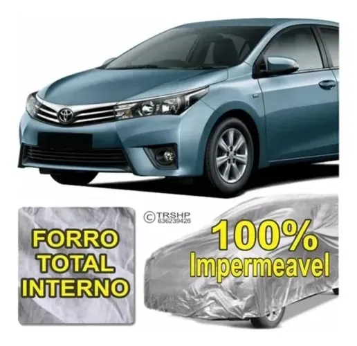 Capa De Chuva Para Carro Toyota Corolla 2019 Anti Uv - Forradas