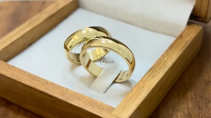 Alianças Ouro 18k Casamento 