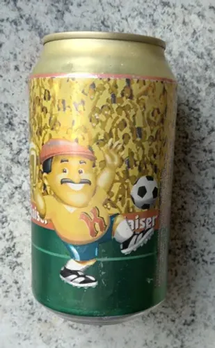 Lata Cerveja Kayser EDIÇÃO ESPECIAL COPA 1998