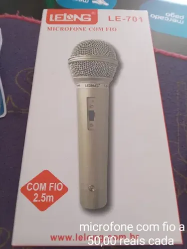 Microfone 50.00 reais 