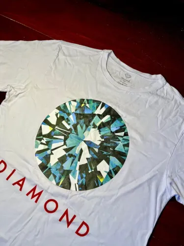 Camiseta Diamond Branca tam.GG