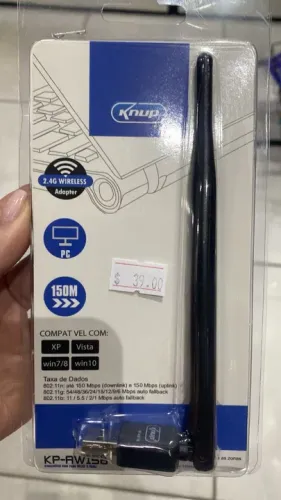 Adaptador Wireless USB 2.0 com Antena Loja Coimbra Computadores Entregamos