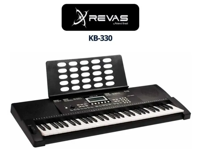 Teclado Eletrônico Revas KB-330 - 61 Teclas