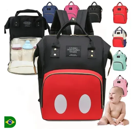* Mochila Maternidade Impermeável Bolsa Saída Hospital Térmica Espaçosa para Bebês z689