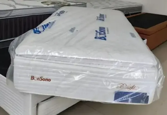 Colchão solteiro bon sono benefit molas ensacadas espuma selada D.33 