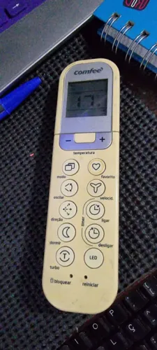 Controle Remoto Ar Condicionado Split 06320056PO Midea Comfee