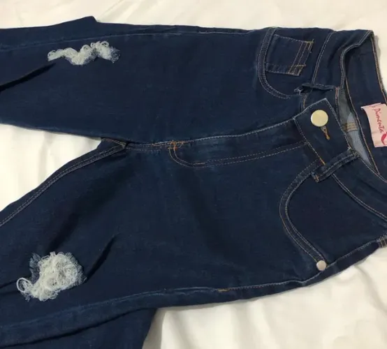 Calça jeans marca sal & pimenta 
