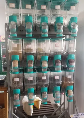 Dispense de grãos