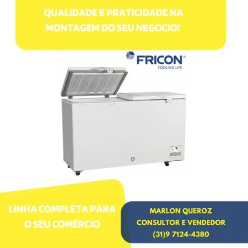 Freezer Congelador Fricon 503L Dupla Ação
