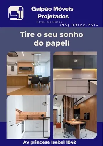 Móveis projetados 