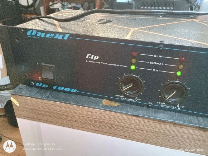 Potência ONEAL op1000 ( nunca deu defeitos)