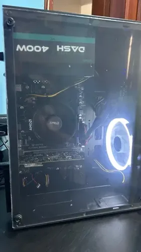 Pc gamer Ryzen 3 4100 16gb gt1030 rodando gta5 fortinite valorant