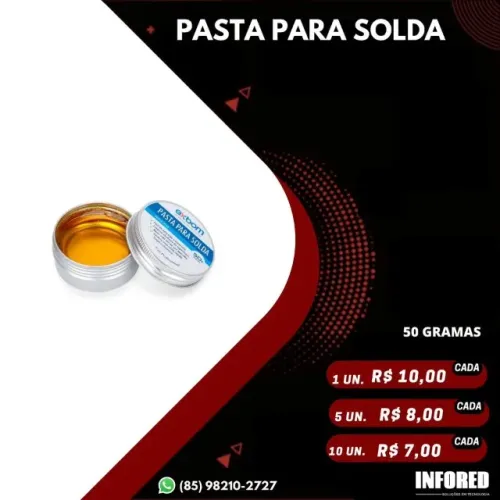 Pasta para solda 50 gramas