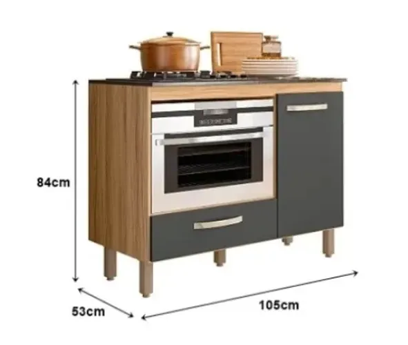 Balcão Fit para cooktop - Entrega Rápida