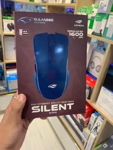 Mouse Gamer S/Fio Silent C3Tech  - Novo Lacrado - Parcelamos Sem Juros
