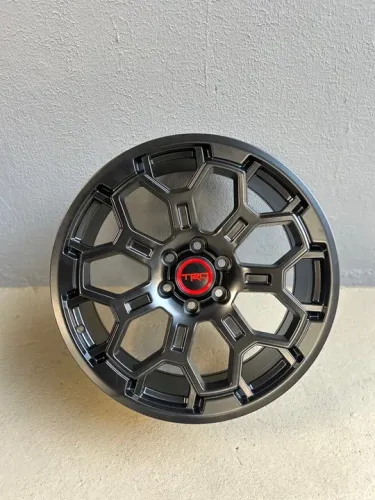 Jogo de rodas TRD wheels preto semi-brilho 6x139 - 22x9 Offset 25