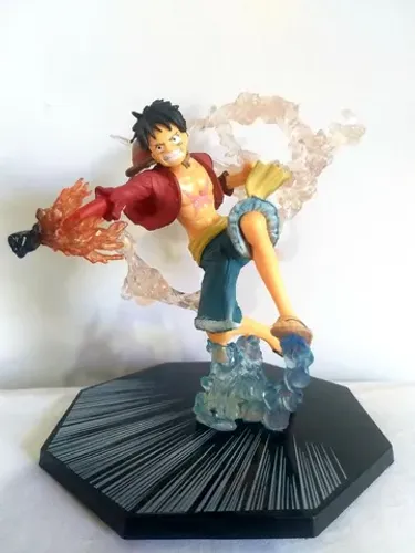 Action figure Capitão Luffy - One piece - The Grandline Men Bando chapéu de palha