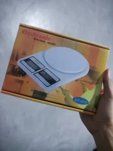 Balança Digital De Cozinha Alta Precisão - Branca - 1g Até 10kg - Com Pilhas - Nova