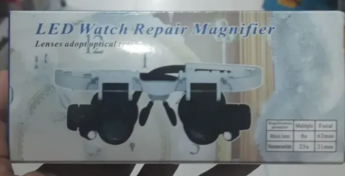 Lupa De Cabeça Óculos