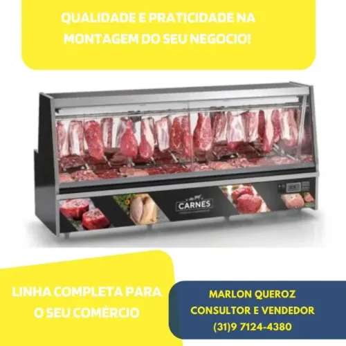 Balcão de Açougue 3M Gelopar Preto