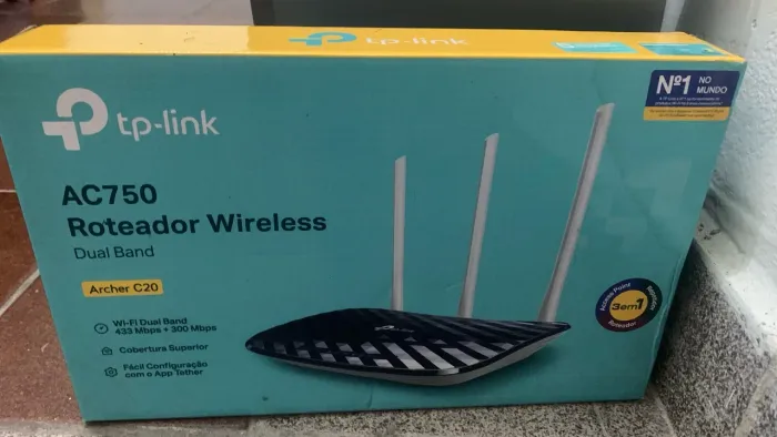 Roteador Wireless Tp-Link AC750 Dual Band Archer C20