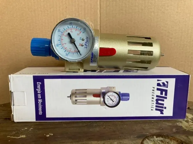 Regulador De Ar Pressão Para Compressor 1/2