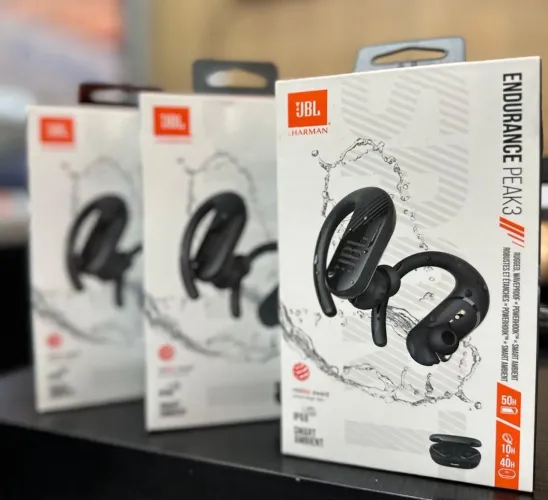Fone de ouvido JBL Endurece Peak 3 Preto