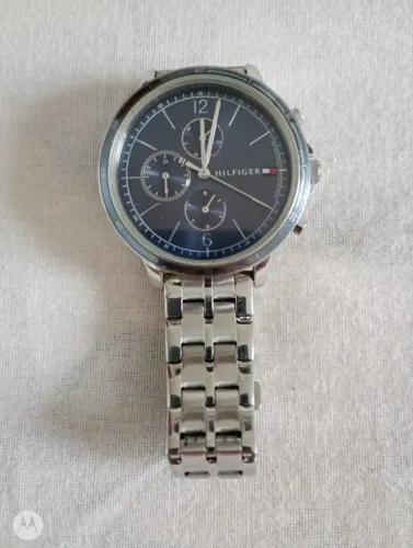 Relógio Feminino Tommy Hilfiger Casual Quartz Blue Dial Silver Steel original (usado)