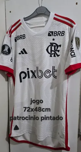 Camisa 2024 usada em jogo flamengo por Luis Araújo adidas P